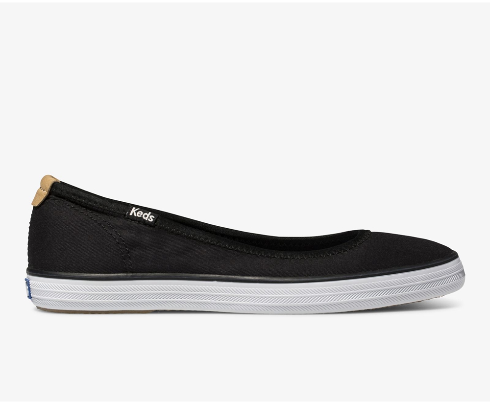 Slip Ons Keds Mujer Negras - Bryn - 502-OBXEMG